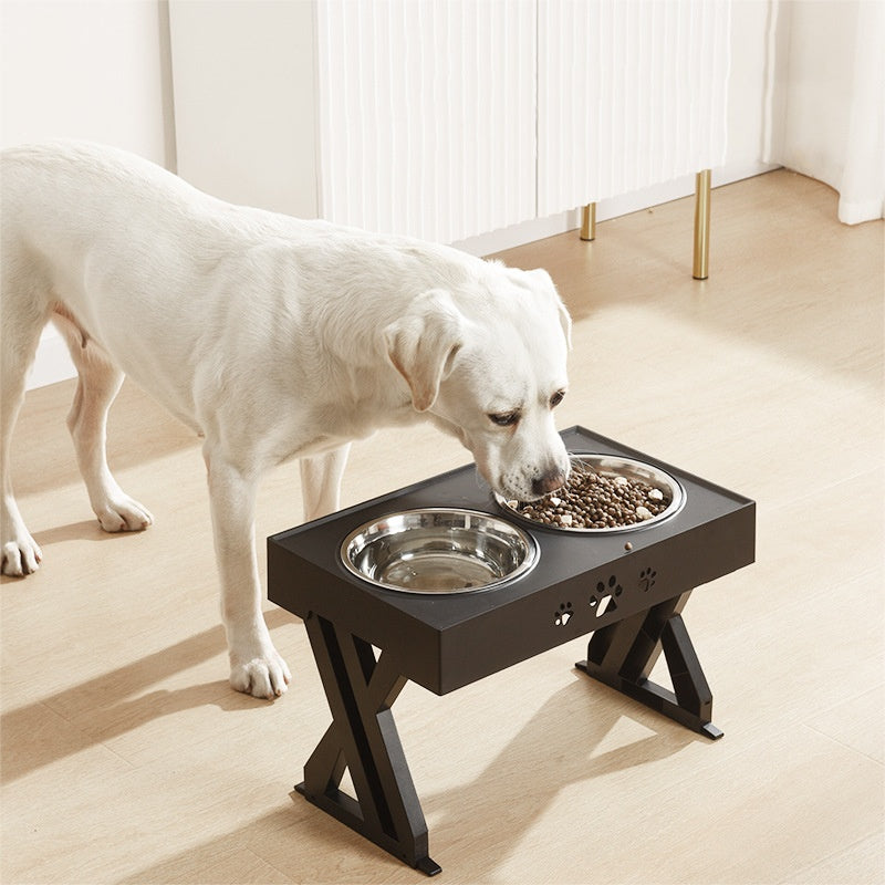 Pawsitively Pets Stainless Steel Foldable Feeder