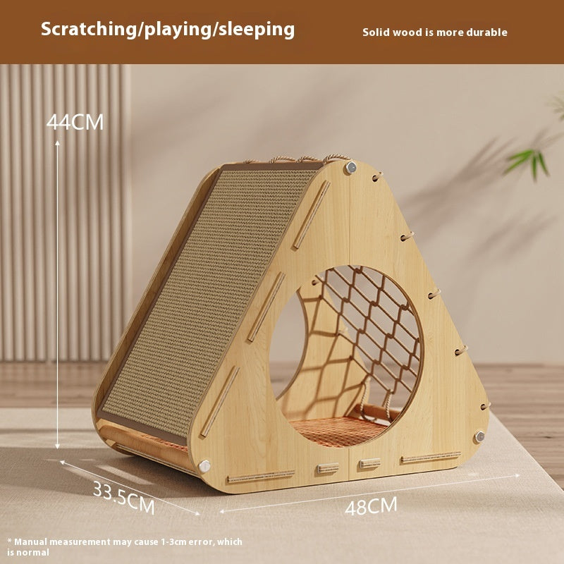 Pawsitively Pets Creative Home Sisal Cat Scratching Climbing Frame