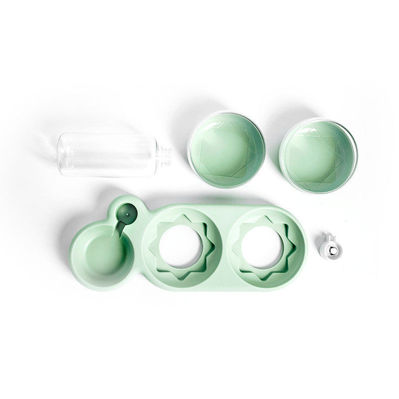 Pawsitively Pets Cat/Dog Feeding Bowl With Automatic Water Dispense