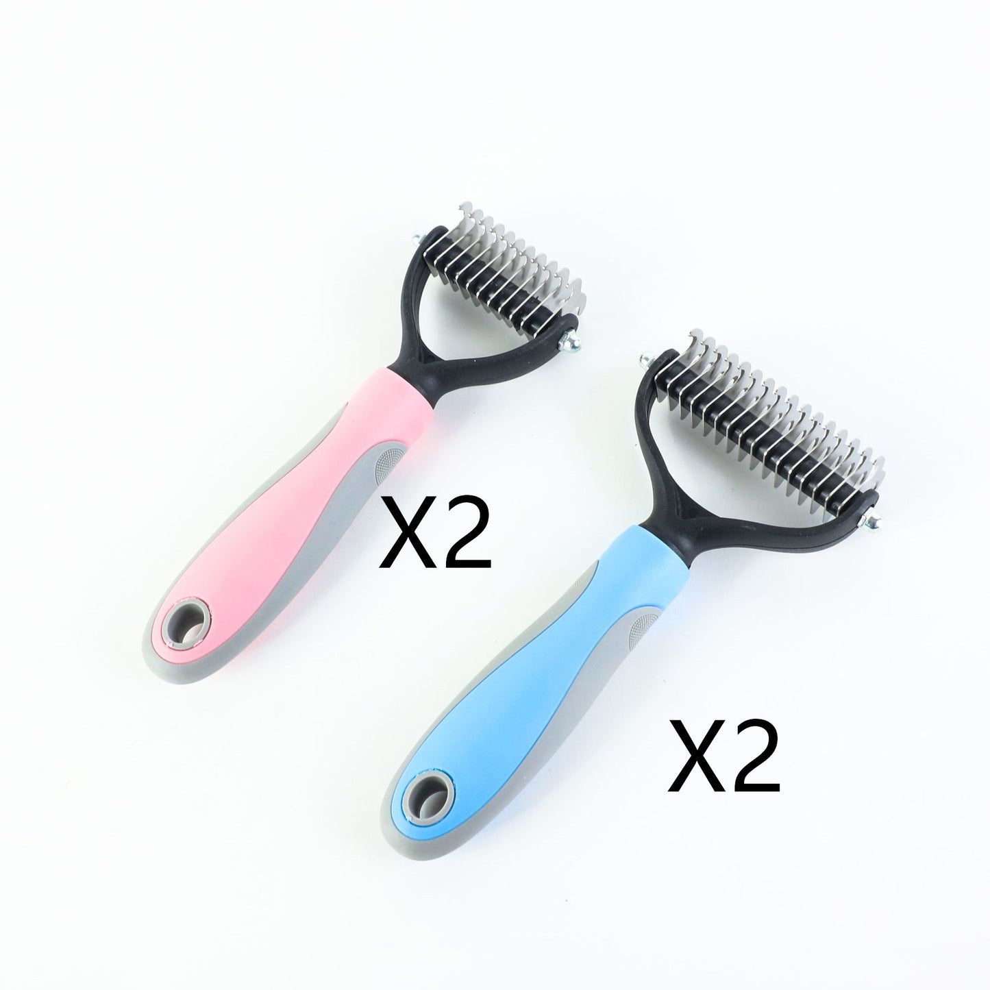 Pawsitively Pets Stainless Double-sided Pet Grooming Brush