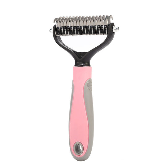 Pawsitively Pets Stainless Double-sided Pet Grooming Brush
