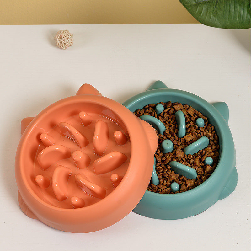 Pawsitively Pets Slow Feeder Bowl For Cats/Dogs