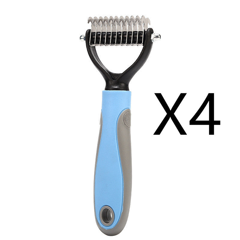 Pawsitively Pets Stainless Double-sided Pet Grooming Brush
