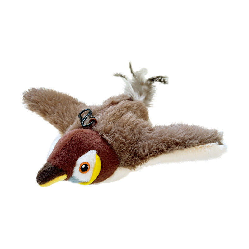 Pawsitively Pet Interactive Chirping Bird Cat Toy