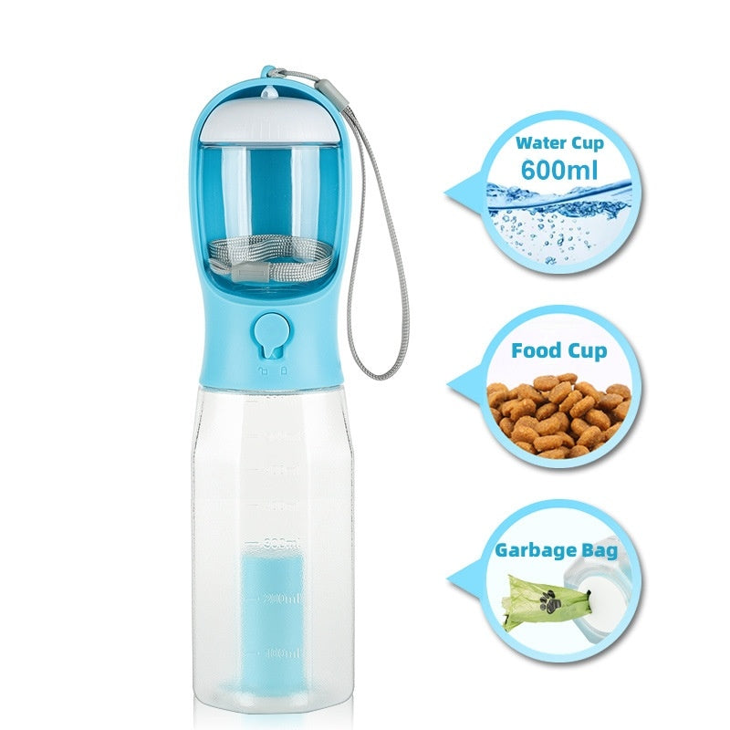 Pawsitively Pets 3-in-1 Portable Water Bottle