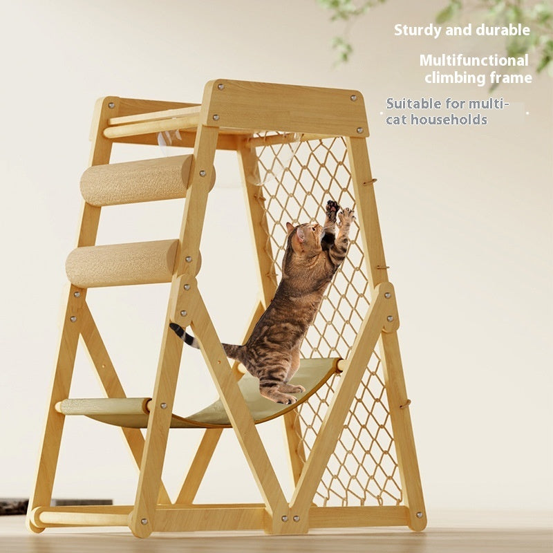 Pawsitively Pets Creative Home Sisal Cat Scratching Climbing Frame